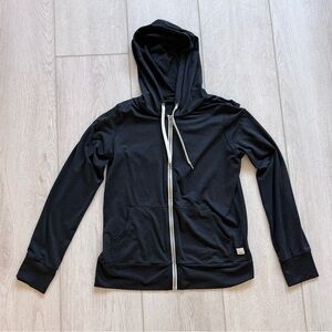 Vuori Halo Essential Zip Hoodie Black Size Small